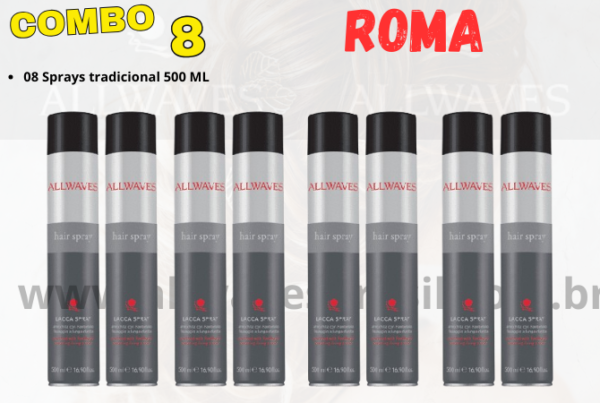 KIT ROMA - 08 sprays tradicional de 500 mL