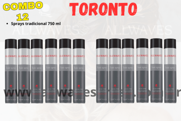 KIT TORONTO - 12 sprays tradicional de 750 ml