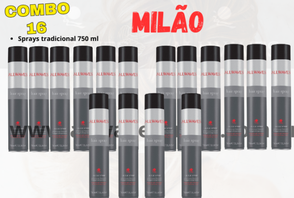 KIT MILÃO - 16 sprays tradicional de 750 ml